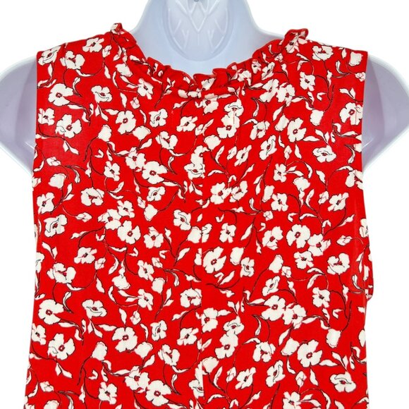 Spiritual Gangster Red Floral Romper with Tassels Size Small - Picture 7 of 14